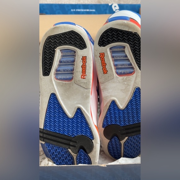 Reebok Twilight Zone Pump Classic wht/blue/orange/black 13 - Picture 7 of 8